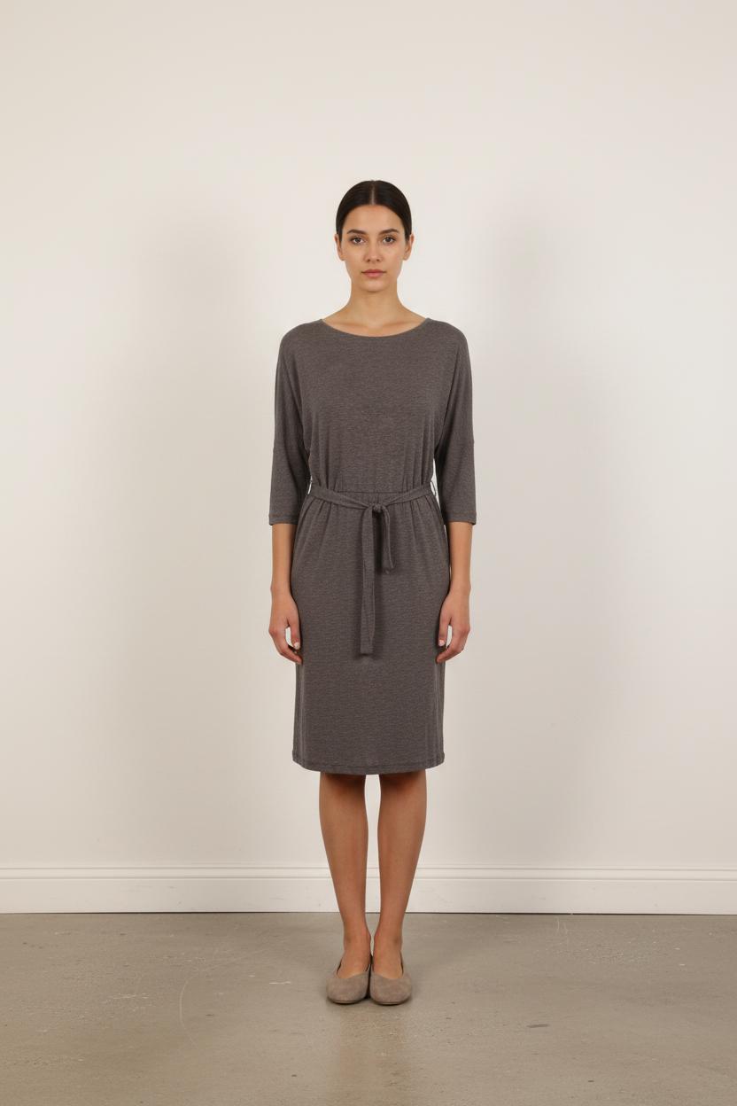 Robe Ceinturée Grise - Taille S/36