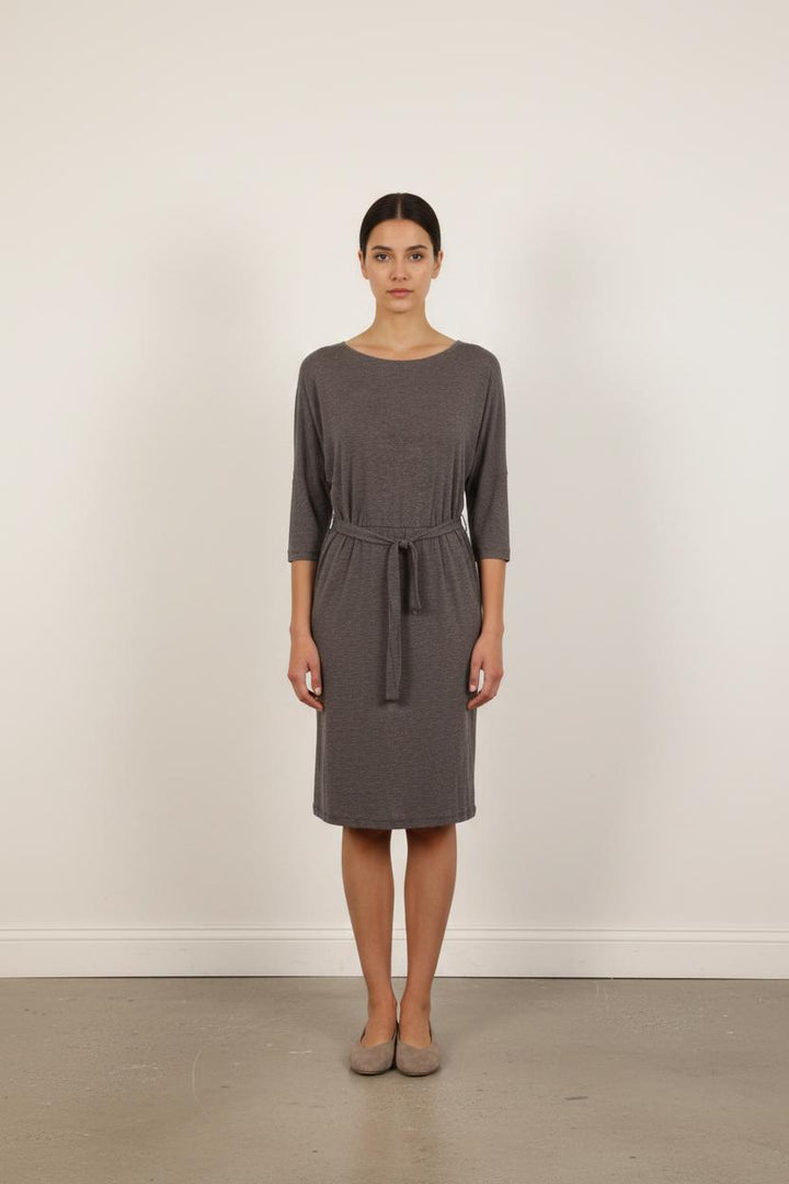 Robe Ceinturée Grise - Taille S/36