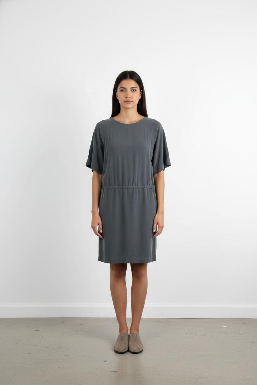 Robe Ceinturée Grise - Taille XS/34