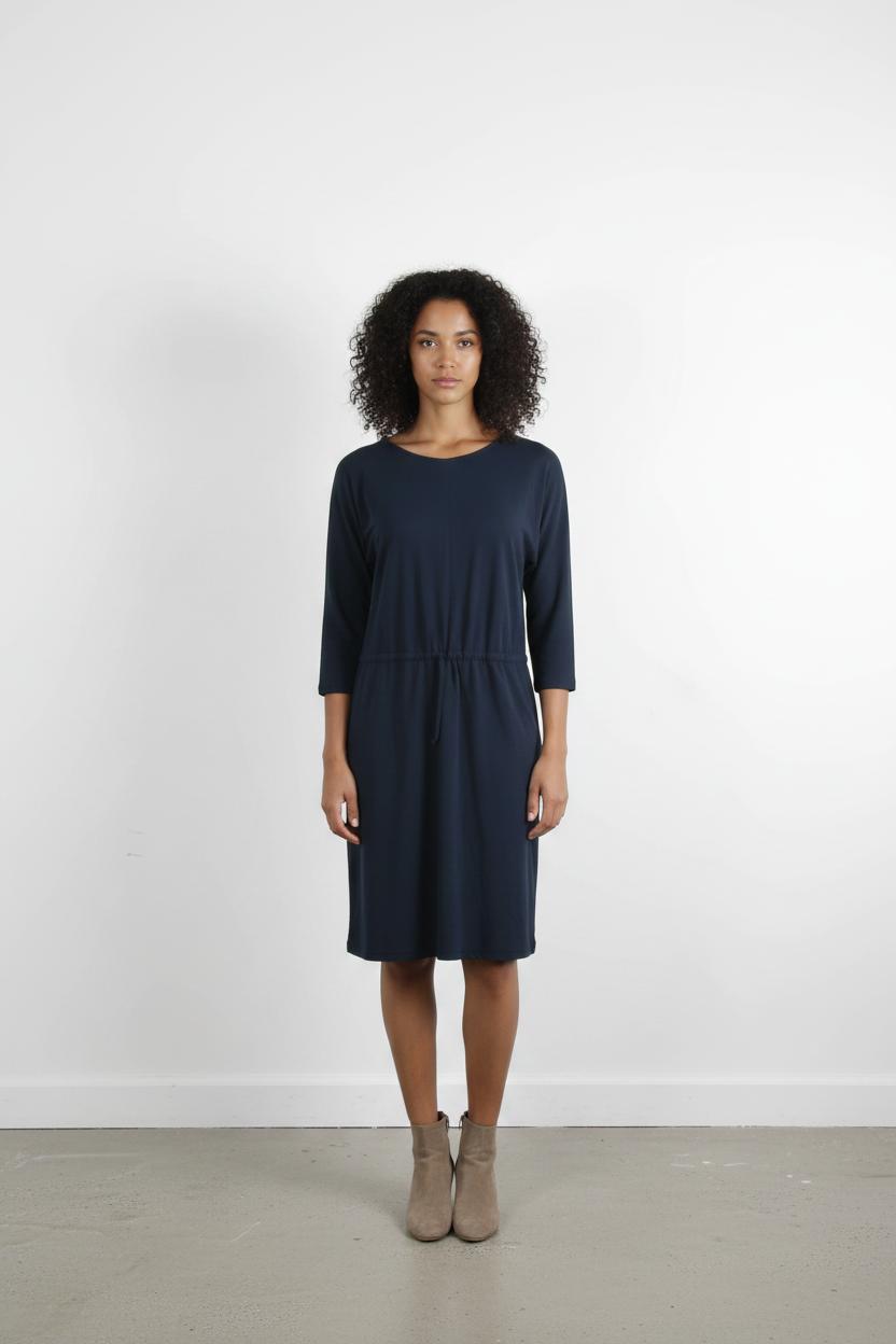 Robe Ceinturée Bleue - Taille S/36