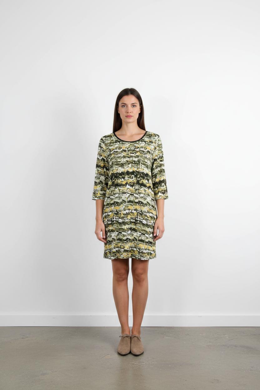 Robe Verte et Jaune - Taille L/40