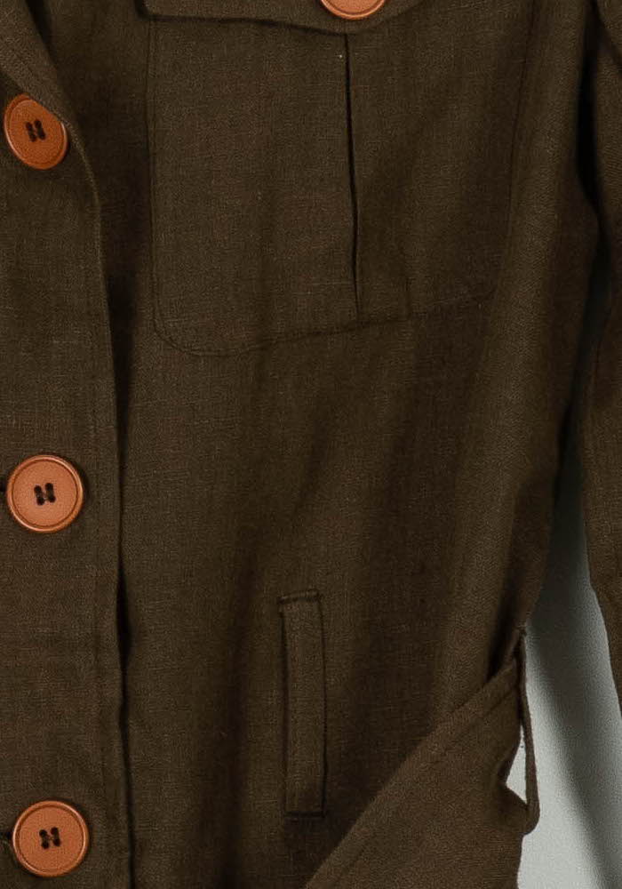 Trench Vert - Taille S/36 de la marque Comptoir des Cotonniers | PARAD66424 - Vendu par Paradigme - Image 3