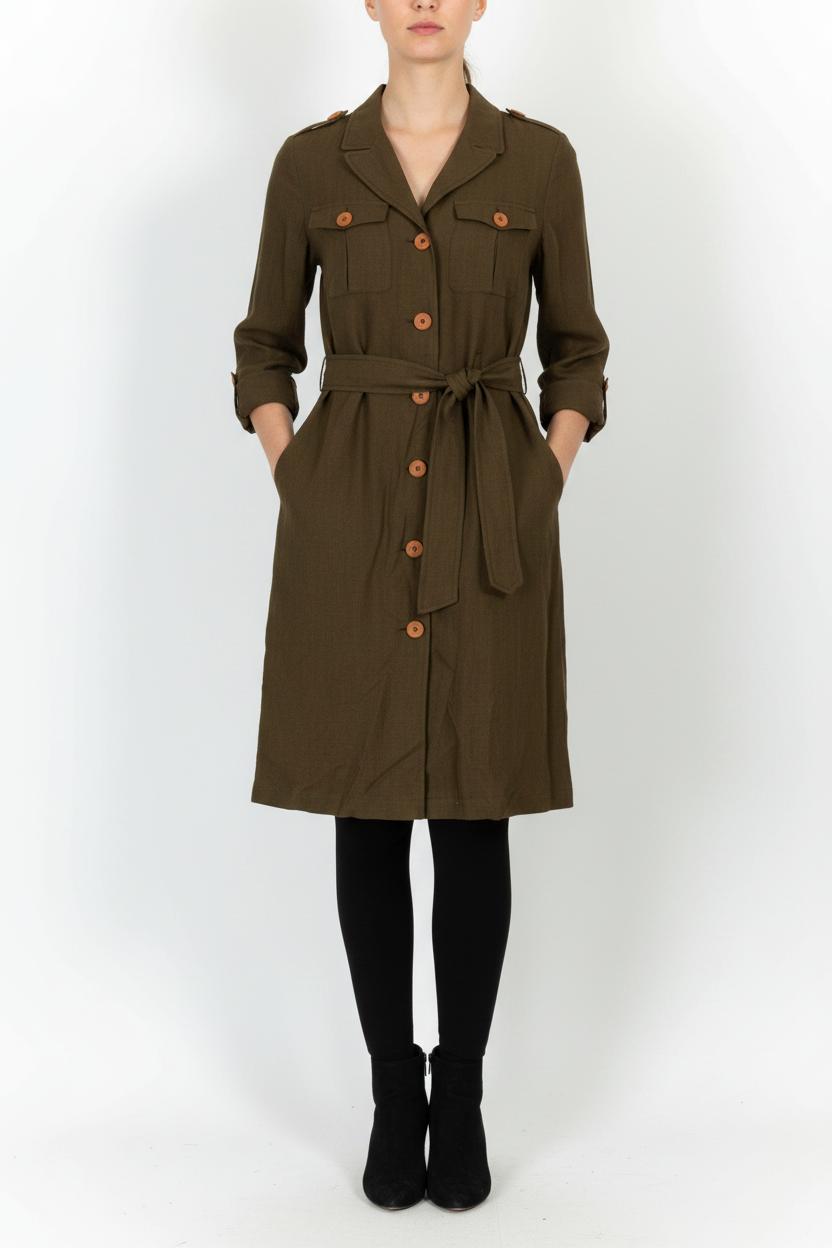 Trench Vert - Taille S/36 de la marque Comptoir des Cotonniers | PARAD66424 - Vendu par Paradigme - Image 1