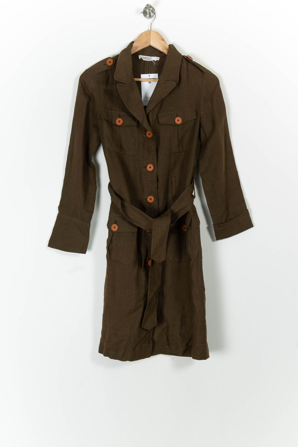 Trench Vert - Taille S/36 de la marque Comptoir des Cotonniers | PARAD66424 - Vendu par Paradigme - Image 2