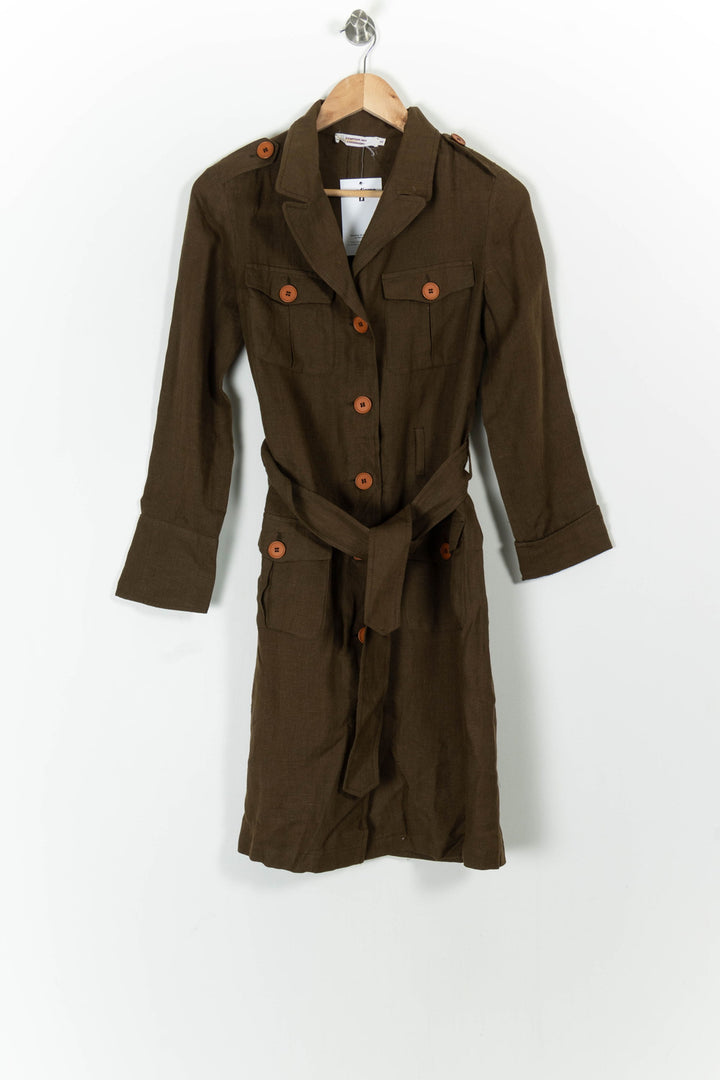 Trench Vert - Taille S/36 de la marque Comptoir des Cotonniers | PARAD66424 - Vendu par Paradigme - Image 2