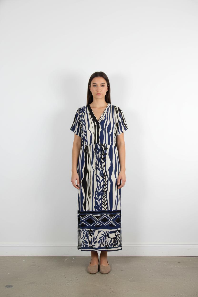 Robe Bleu et Noir - Taille L/40