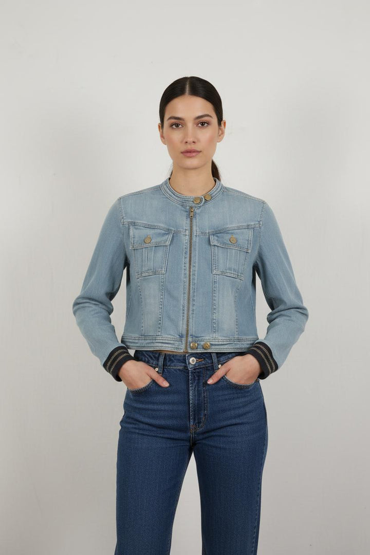 Veste en Jean Bleue - Taille L/40