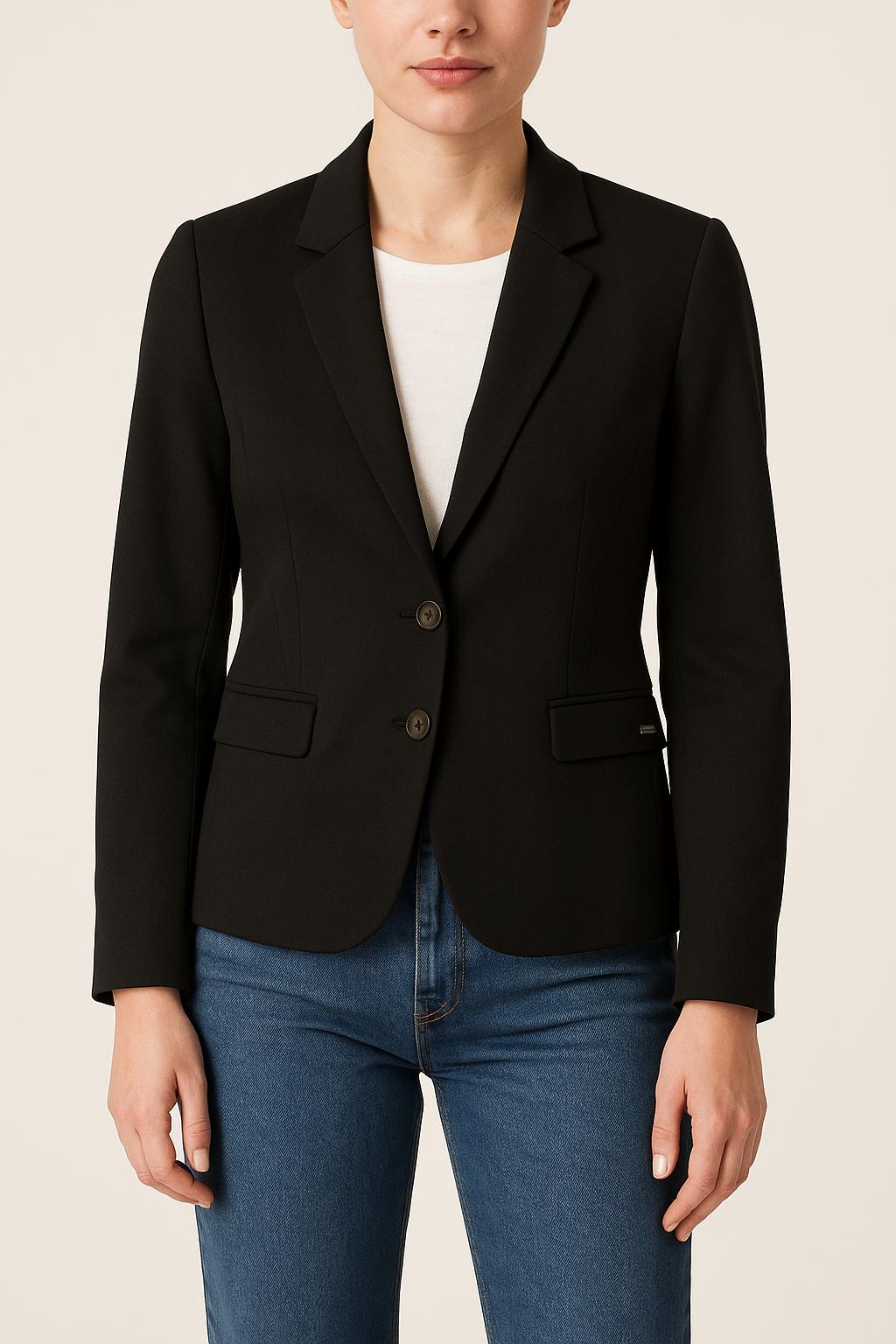 Veste Noire - Taille M/38 de la marque IKKS | PARAD66444 - Vendu par Paradigme - Image 1