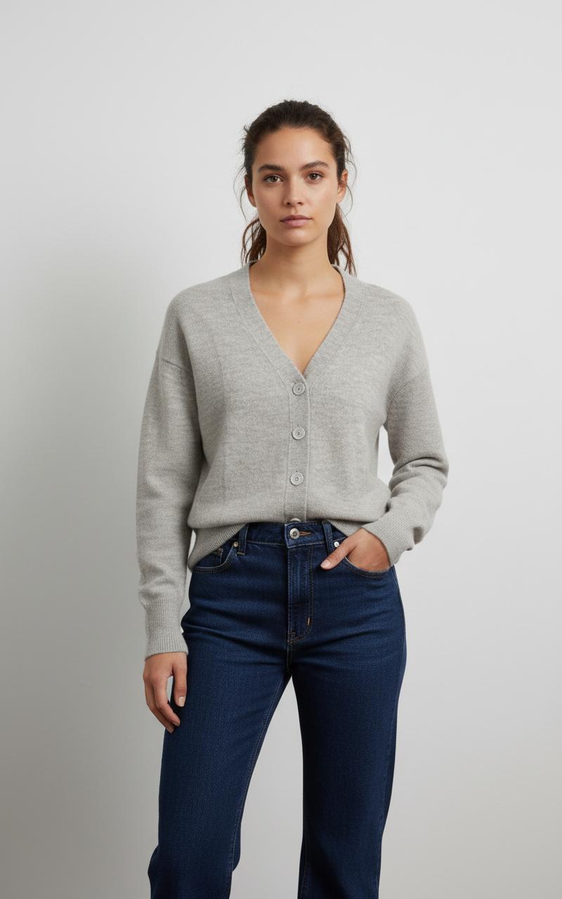 Cardigan Gris - Taille XS/34