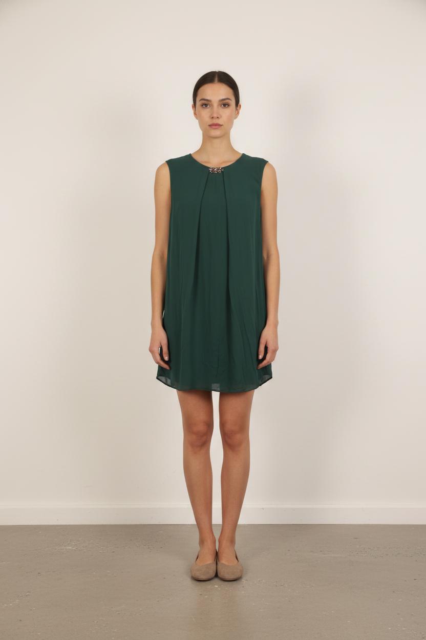 Robe Droite Verte - Taille S/36