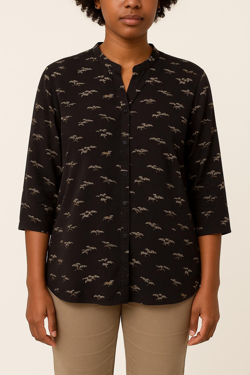 Blouse Noire et Beige - Taille L/40 de la marque Sessùn | PARAD66484 - Vendu par Paradigme - Image 1