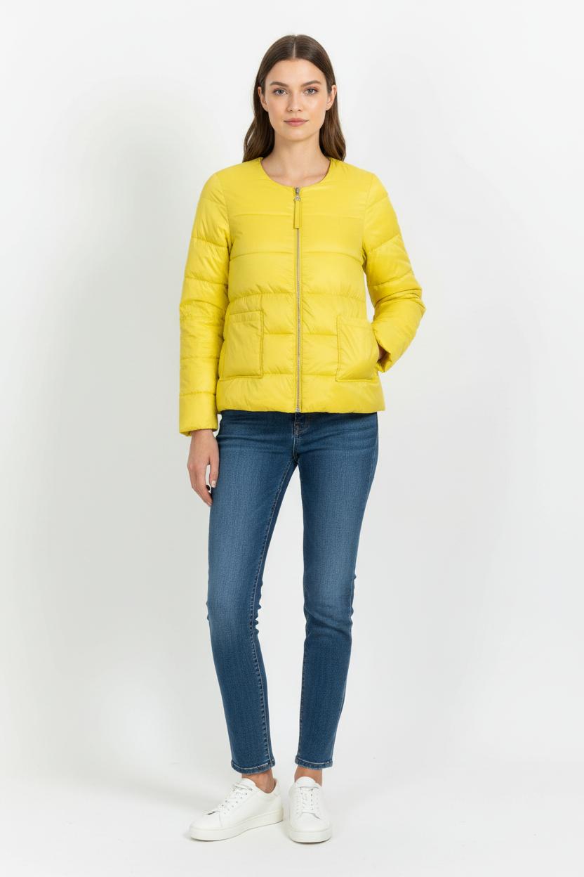 Doudoune Jaune - Taille S/36 de la marque Caroll | PARAD66491 - Vendu par Paradigme - Image 1