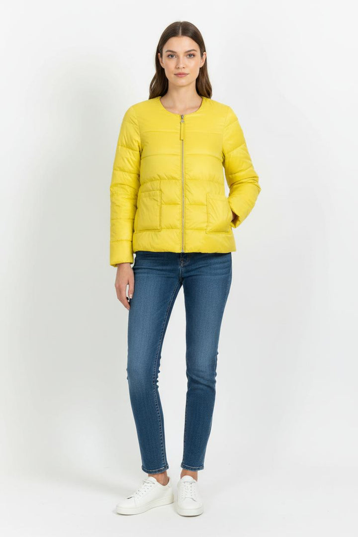 Doudoune Jaune - Taille S/36 de la marque Caroll | PARAD66491 - Vendu par Paradigme - Image 1
