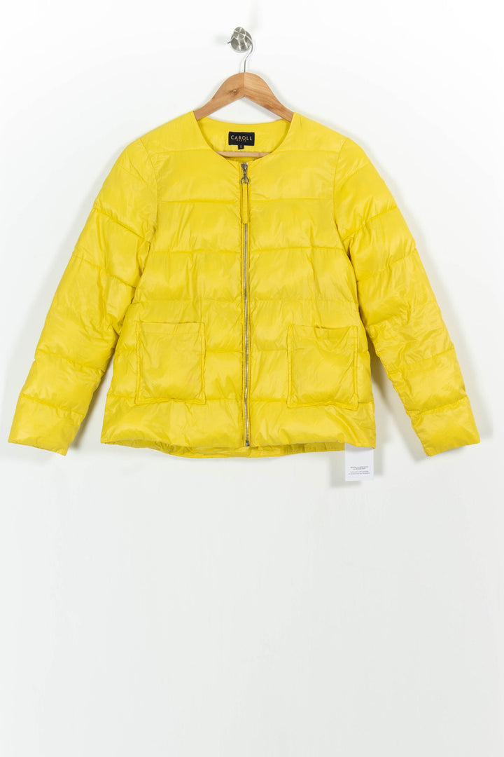 Doudoune Jaune - Taille S/36 de la marque Caroll | PARAD66491 - Vendu par Paradigme - Image 2