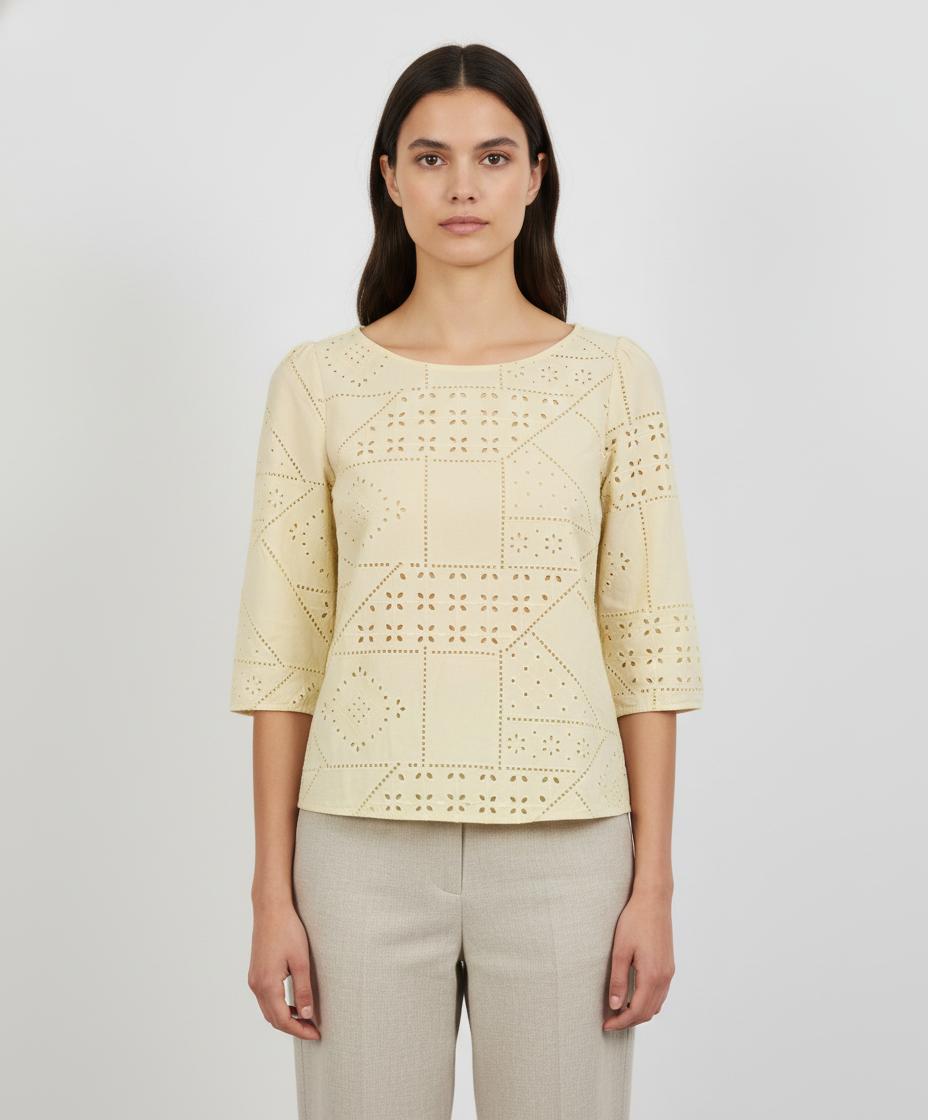 Blouse Jaune - Taille XS/34