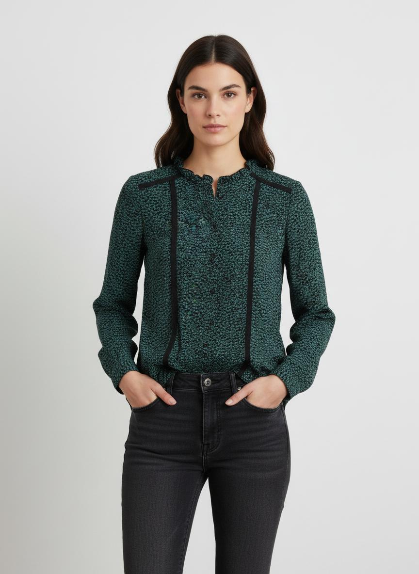 Blouse Verte - Taille XS/34