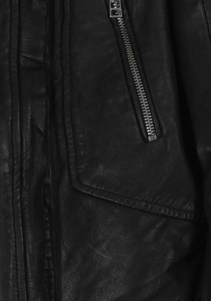 Blouson Motard Noir - Taille S/36 de la marque Maje | PARAD66512 - Vendu par Paradigme - Image 3