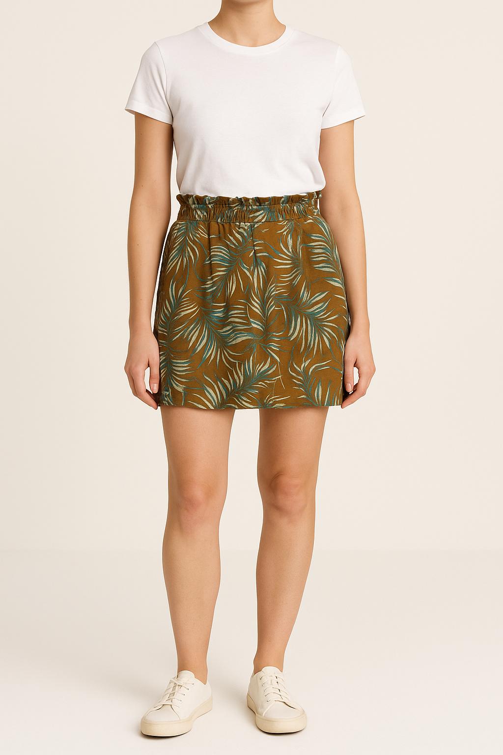 Jupe Courte Marron et Verte - Taille M/38 de la marque Soeur | PARAD66524 - Vendu par Paradigme - Image 1