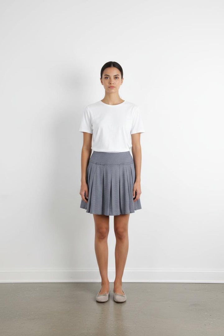 Jupe Plissée Bleue - Taille L/40