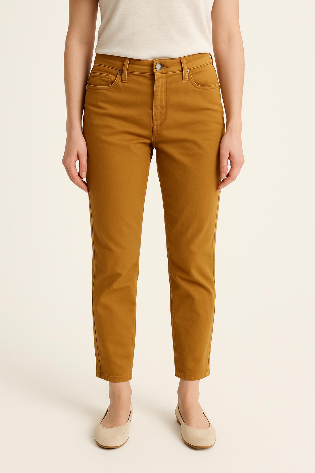 Pantalon Jaune - Taille M/38 de la marque Caroll | PARAD66548 - Vendu par Paradigme - Image 1