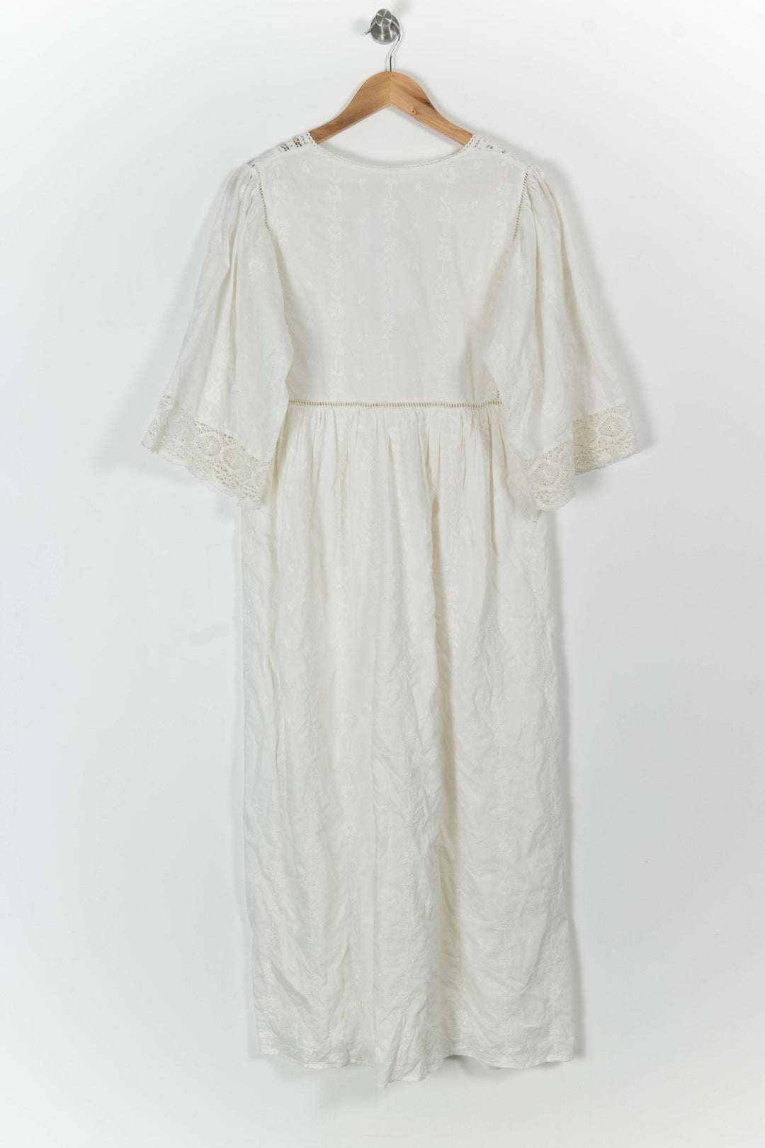 Robe Longue Blanche - Taille M/38 de la marque Louise Misha | PARAD66564 - Vendu par Paradigme - Image 4