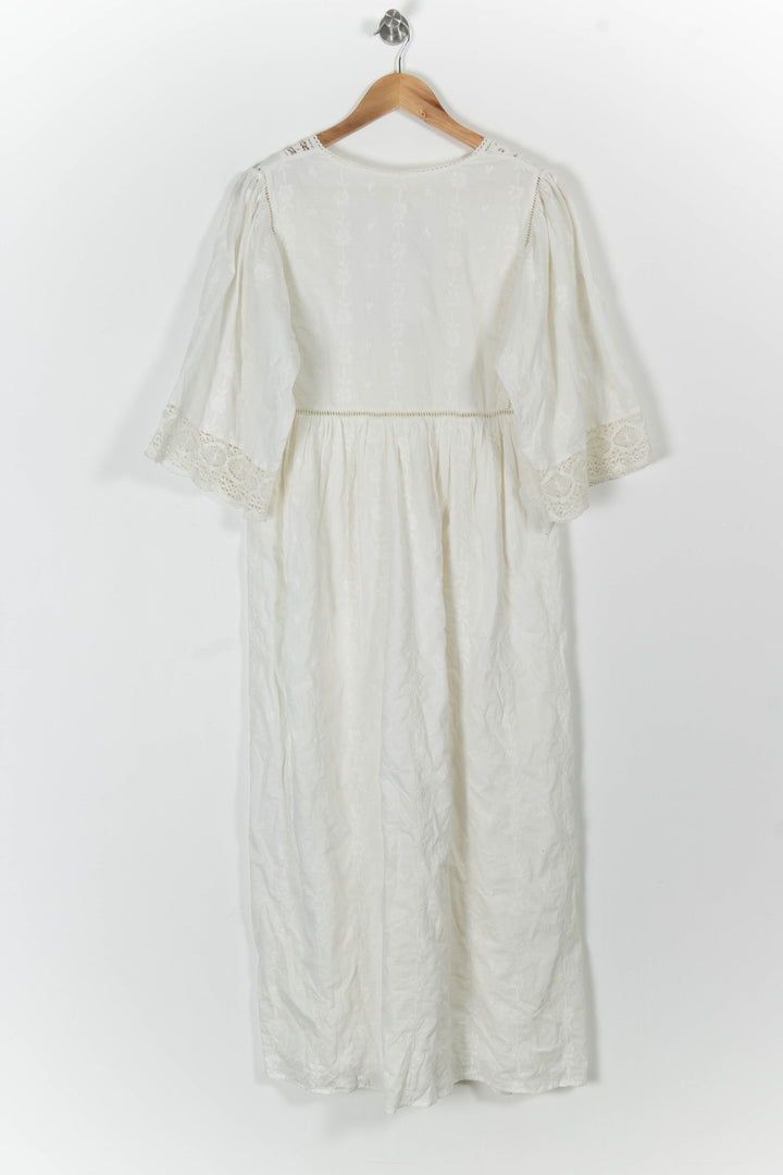 Robe Longue Blanche - Taille M/38 de la marque Louise Misha | PARAD66564 - Vendu par Paradigme - Image 4