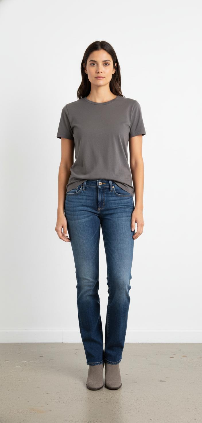 Jean Droit Bleu - Taille S/36