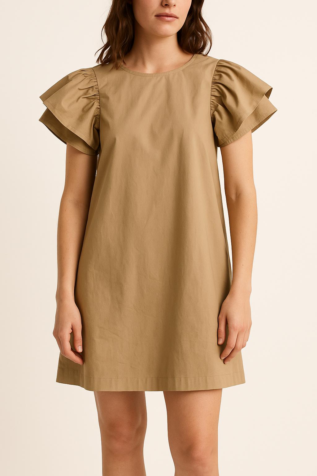 Robe Volantée Beige - Taille XS/34 de la marque Liu Jo | PARAD66593 - Vendu par Paradigme - Image 1