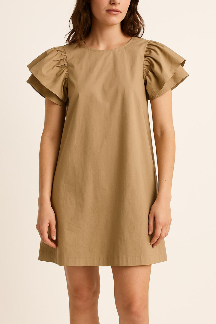 Robe Volantée Beige - Taille XS/34 de la marque Liu Jo | PARAD66593 - Vendu par Paradigme - Image 1