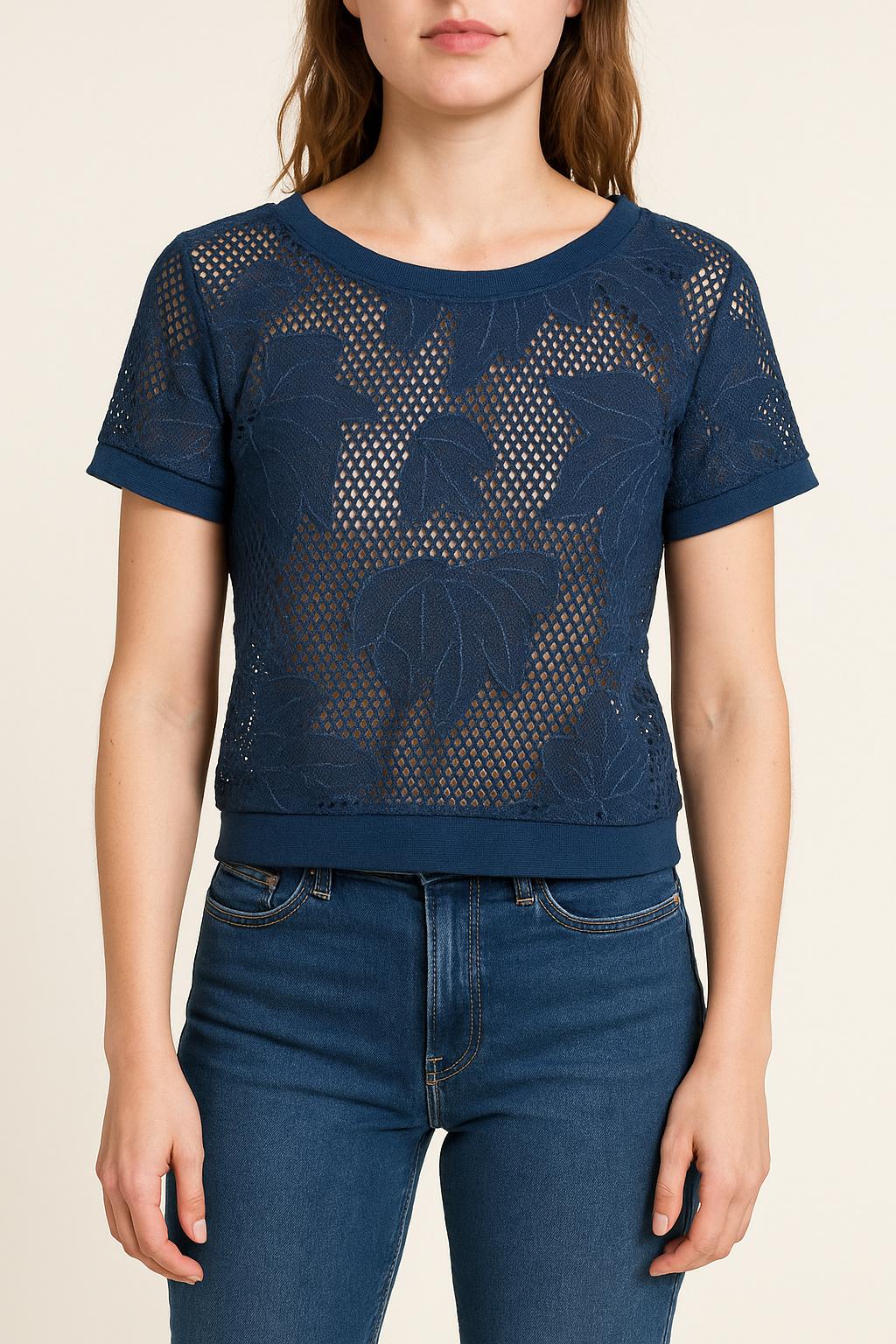 Tee-shirt Bleu - Taille XS/34 de la marque Liu Jo | PARAD66597 - Vendu par Paradigme - Image 1