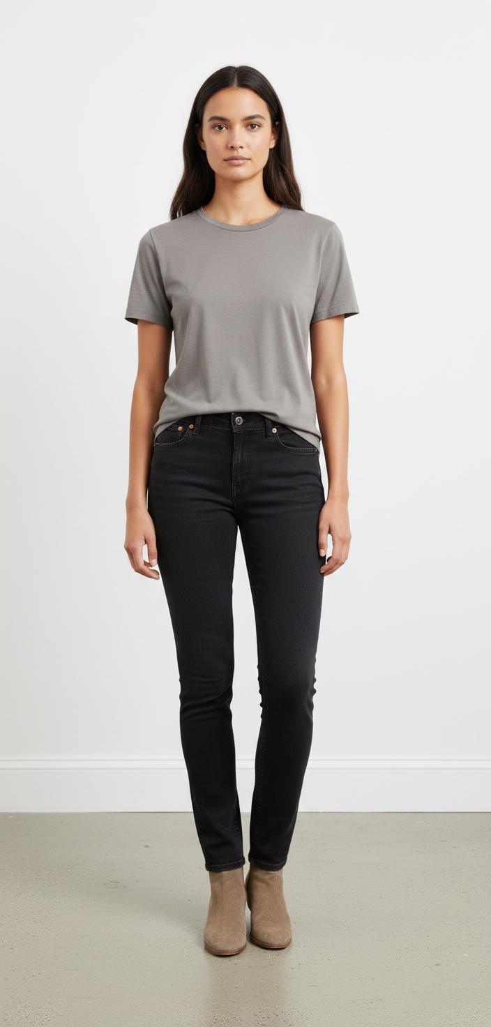 Jean Slim Noir - Taille S/36