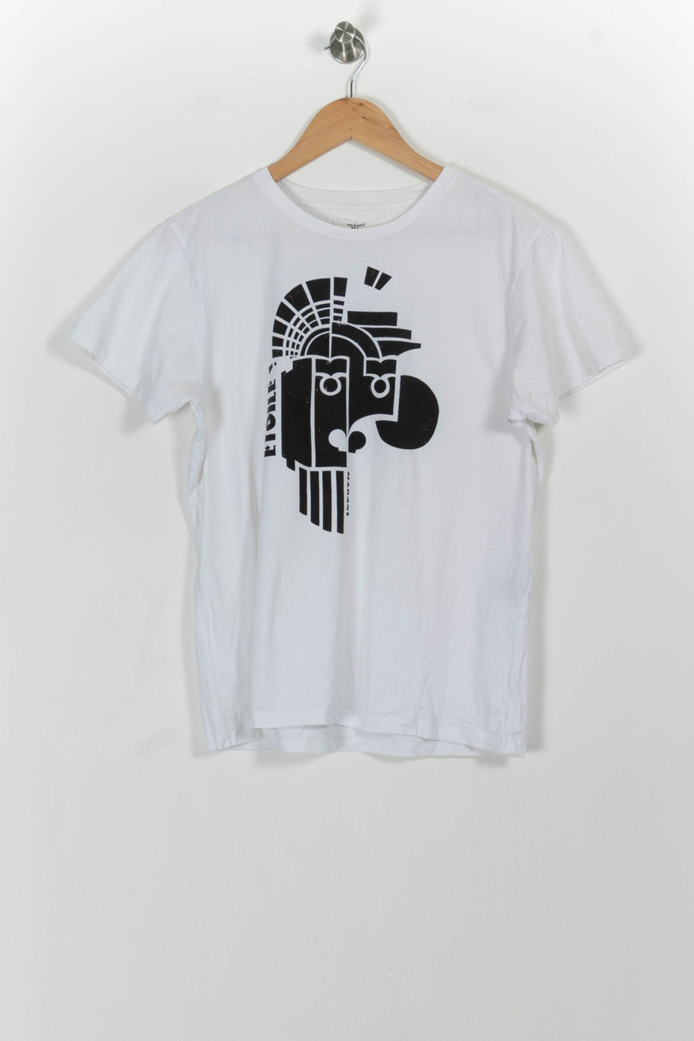 Tee-shirt Blanc et Noir - Taille M/38 de la marque Isabel Marant étoile | PARAD66610 - Vendu par Paradigme - Image 2