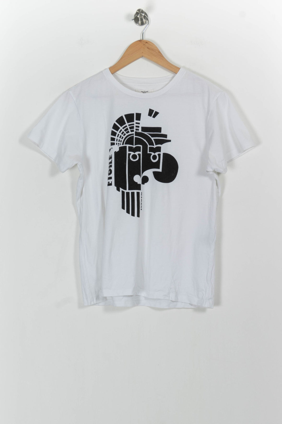 Tee-shirt Blanc et Noir - Taille M/38 de la marque Isabel Marant étoile | PARAD66610 - Vendu par Paradigme - Image 2