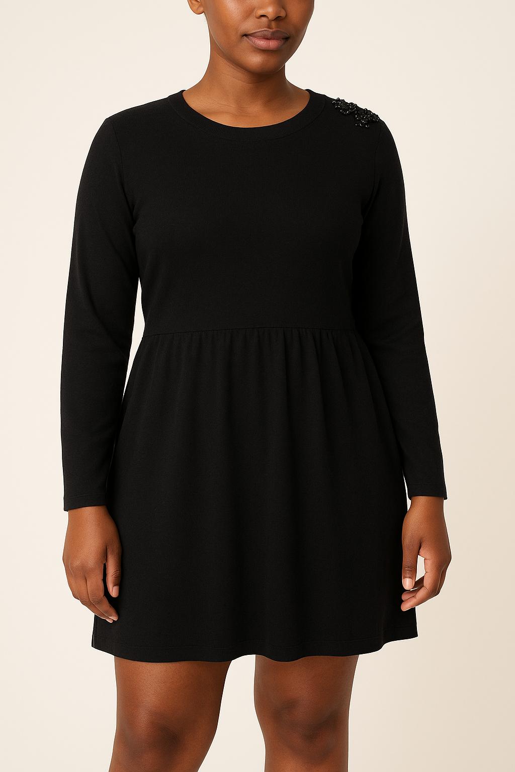 Robe Pull Noire - Taille XL/42 de la marque IKKS | PARAD66612 - Vendu par Paradigme - Image 1