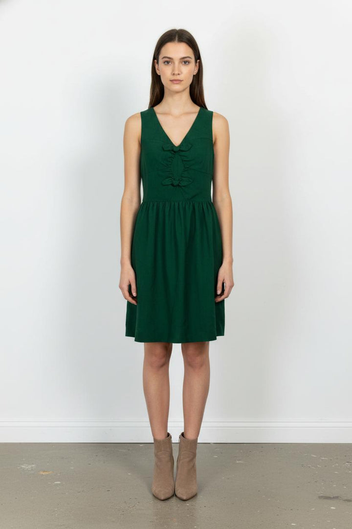Robe Sans Manches Verte - Taille S/36 de la marque Claudie Pierlot | PARAD66628 - Vendu par Paradigme - Image 1