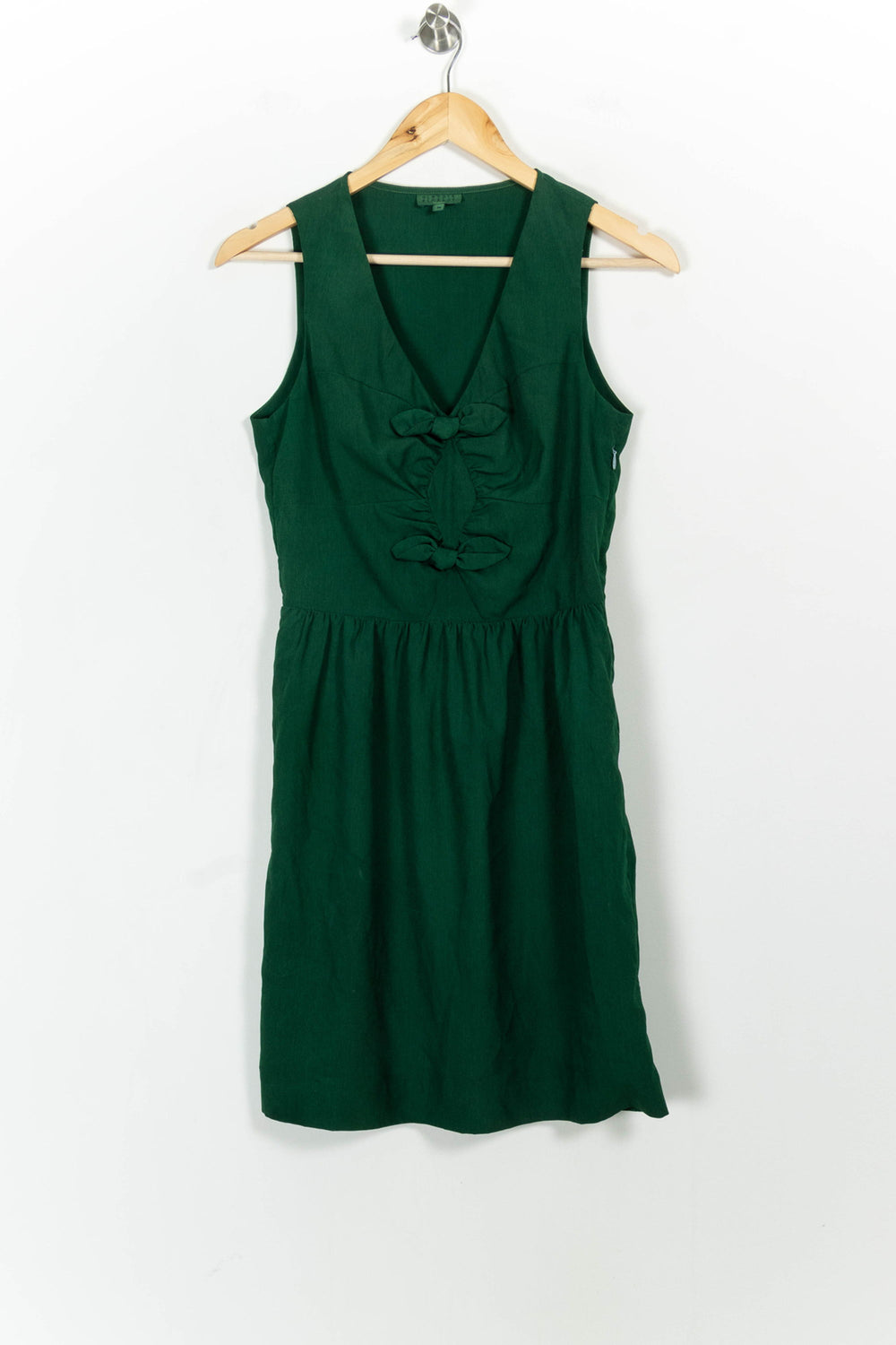 Robe Sans Manches Verte - Taille S/36 de la marque Claudie Pierlot | PARAD66628 - Vendu par Paradigme - Image 2
