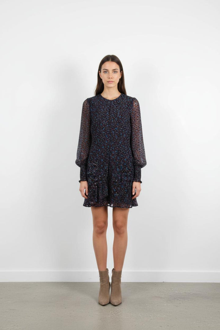 Robe Courte Violette et Bleue - Taille S/36