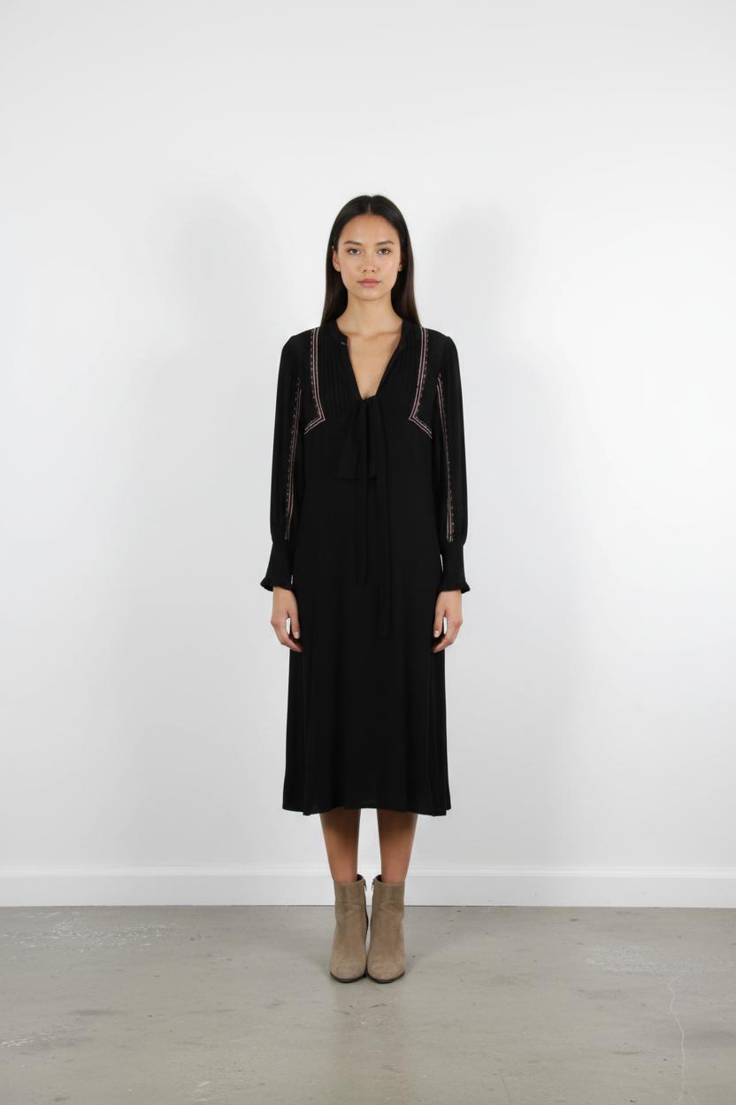 Robe Longue Noire - Taille XS/34