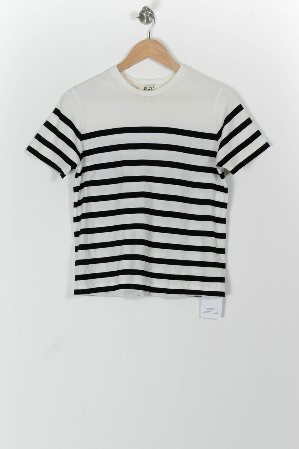 Marinière Blanche et Noire - Taille S/36 de la marque Balzac Paris | PARAD66642 - Vendu par Paradigme - Image 2