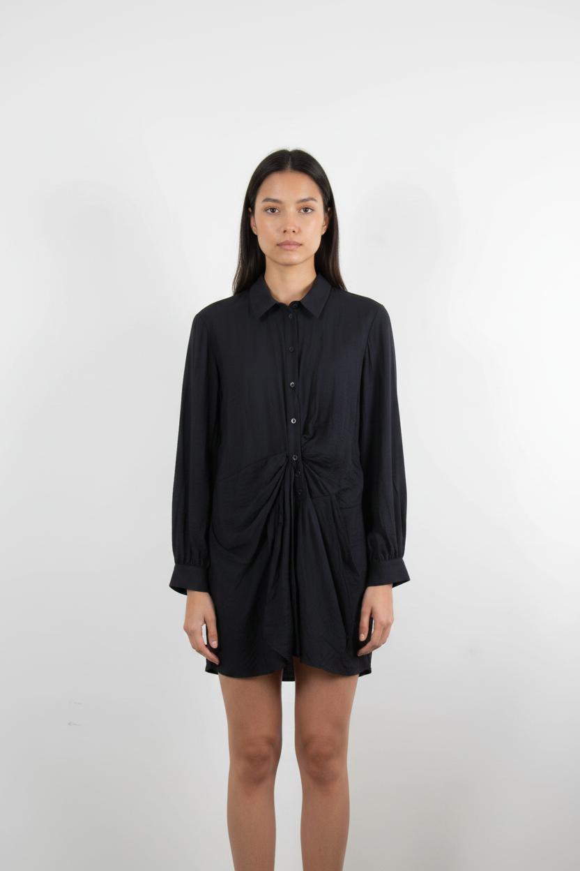Robe Chemise Bleue - Taille S/36