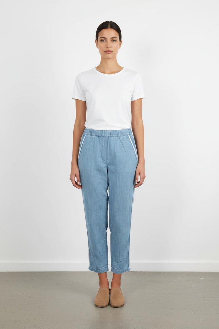 Pantalon Cropped Bleu - Taille S/36