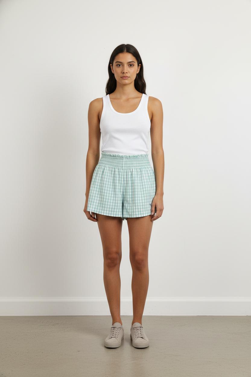 Short Vert et Blanc - Taille XS/34