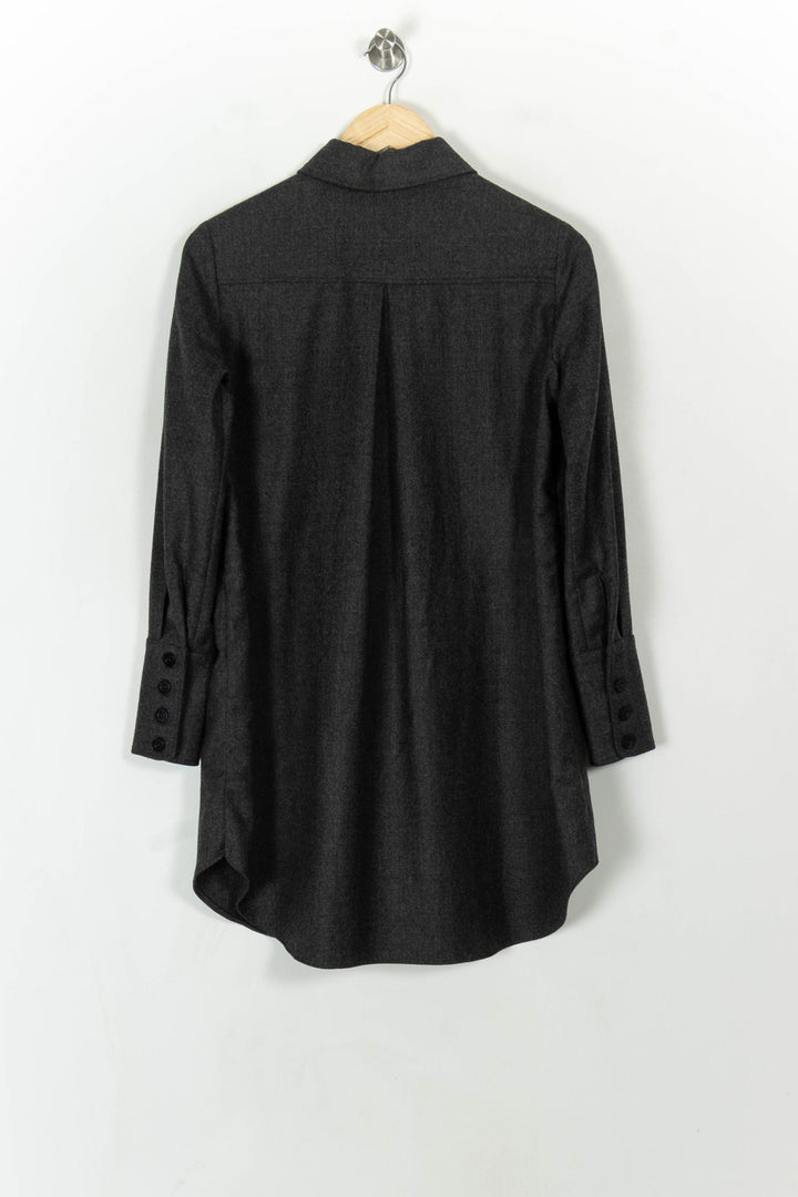 Robe chemise grise - Taille XS/34 de la marque Ines de la Fressange Paris | PARAD66671 - Vendu par Paradigme - Image 5