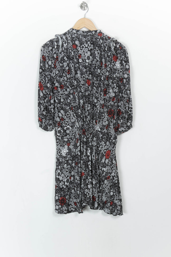 Robe Midi Noire et Rouge - Taille XS/34 de la marque Zadig&Voltaire | PARAD66680 - Vendu par Paradigme - Image 4