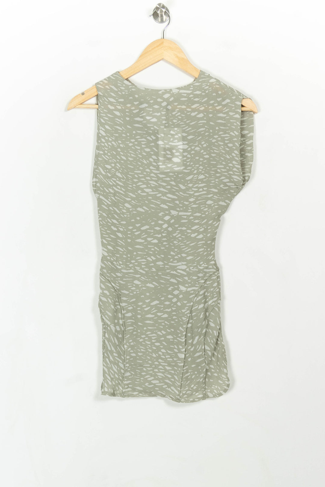 Robe Courte Grise et Blanche - Taille XS/34 de la marque Isabel Marant | PARAD66681 - Vendu par Paradigme - Image 4