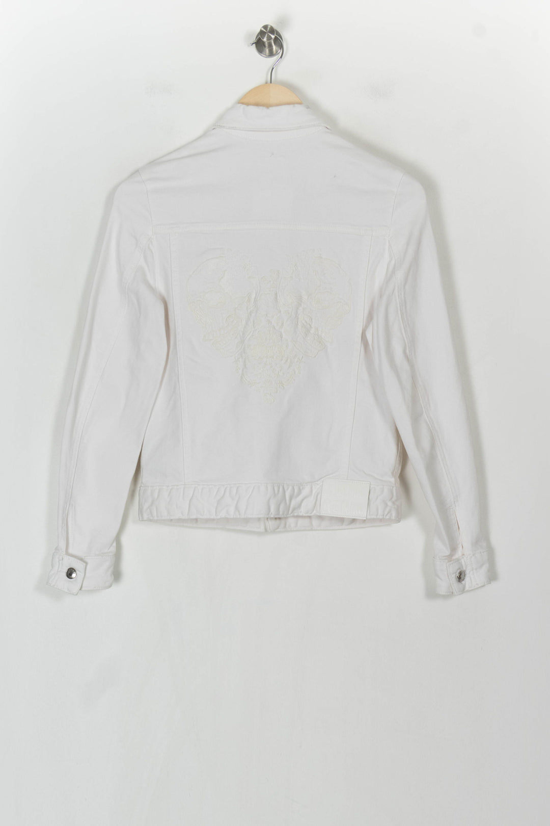 Veste en Jean Blanche - Taille XS/34 de la marque Zadig&amp;Voltaire | PARAD66684 - Vendu par Paradigme - Image 5