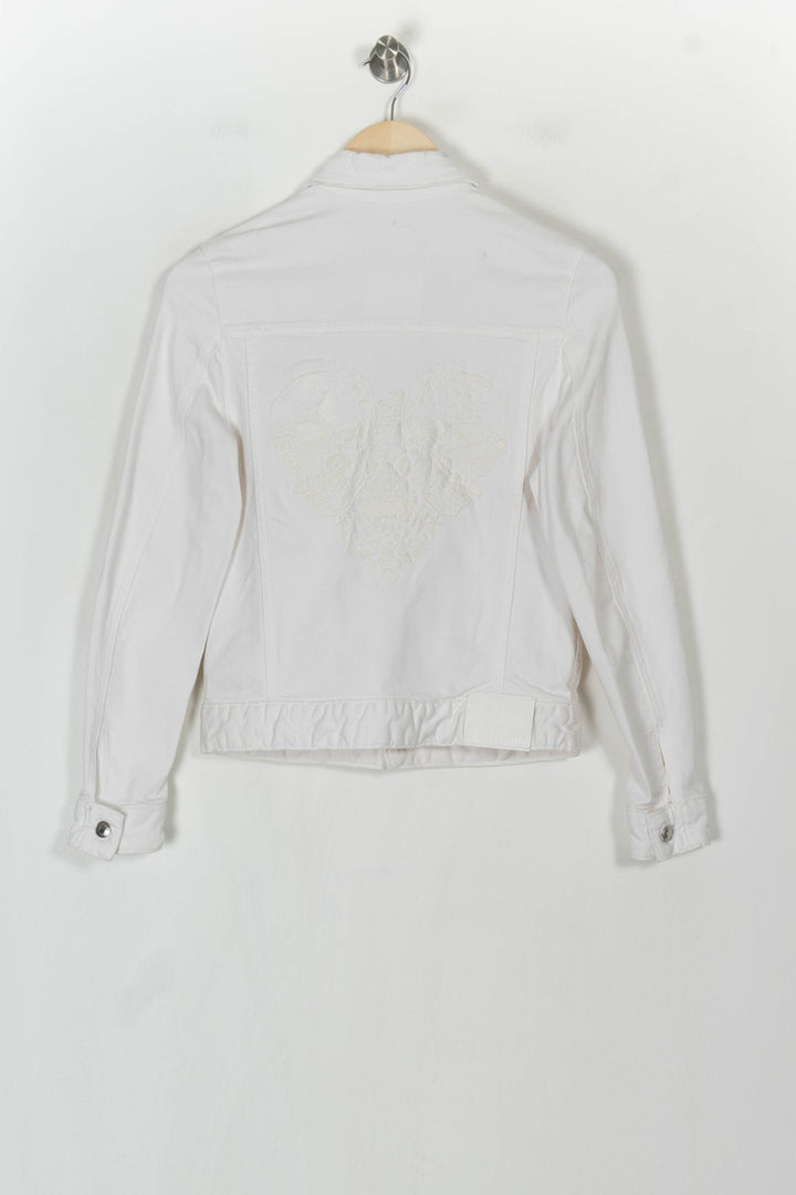 Veste en Jean Blanche - Taille XS/34 de la marque Zadig&amp;Voltaire | PARAD66684 - Vendu par Paradigme - Image 5