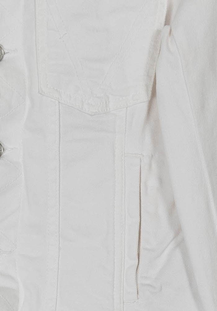 Veste en Jean Blanche - Taille XS/34 de la marque Zadig&amp;Voltaire | PARAD66684 - Vendu par Paradigme - Image 3