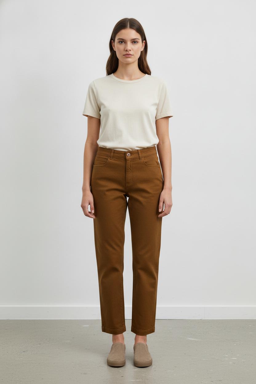 Jean Marron - Taille S/36 de la marque Des petits hauts | PARAD66704 - Vendu par Paradigme - Image 1