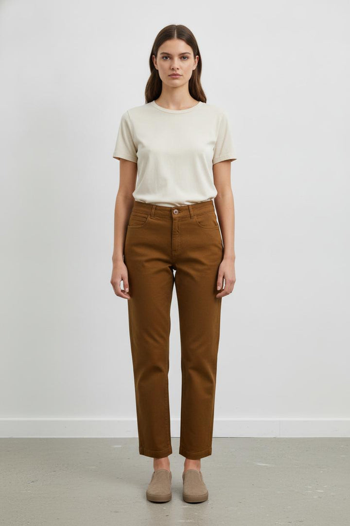 Jean Marron - Taille S/36 de la marque Des petits hauts | PARAD66704 - Vendu par Paradigme - Image 1